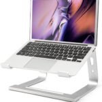 Laptop Stand, Computer Stand for Laptop, Aluminum Laptop Riser, Ergonomic Laptop Holder Compatible with MacBook Air Pro, Dell XPS, More 10-17 Inch Laptops Work from Home